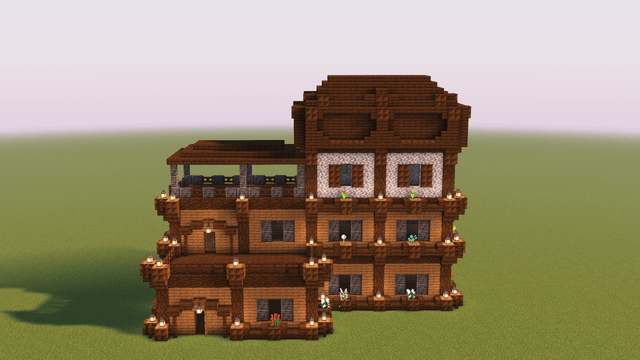 I'm starting to get into building in Minecraft, and this is one of the first builds I've made. Any feedback or opinions?